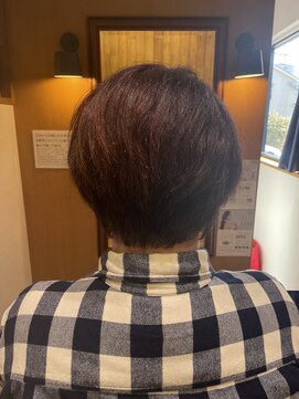 チアー ヘアリラクゼーション(cheer HAIRRELAXATION) 前下がりショートボブ