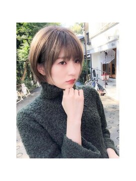 ロタ 吉祥寺(RoTa) 黒髪/ボブルフ/ネビージュ/小顔/ワンレン/スペインカール