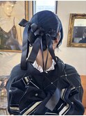 成人式リボンアレンジ .*。