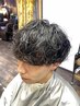 【イメチェン】メンズパーマ+カット+眉カットorシャンプー￥10600