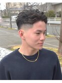 フェードスタイルリバースパーマラフカール海外セレブ