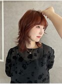 韓国スタイル/オレンジカラー/髪質改善/熊本/上通り/並木坂