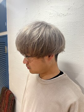 アジールヘア 池袋東口店(agir hair) ブリーチ&ダブルカラーハイトーンメンズスタイル　池袋