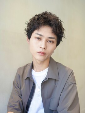 ニコ トウキョウ ロジック(nico TOKYO Logic) 黒髪スパイキーショートアップバンクスーツ社会人20代30代