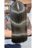 カット＋透明感カラー＋髪質改善トリートメント　￥16280