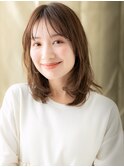□デジタルパーマ抜け感小顔エアリーミディアム416浦和30代40代