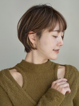 インセプション 銀座(INCEPTION) 丸みショート・ボブ/丸顔/前髪あり/絶壁解消/３0代/４0代/５0代: