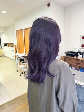 アイズ 渋沢(AIZU) ダブルカラー ヴァイオレット