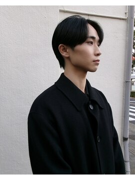 ヒントステーション フォーメンズ(HINTSTATION for Men's) 〈浅草 半個室〉 センターパート/ニュアンスパーマ