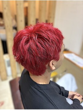 フーガ 新越谷蒲生店(fuuga) スパイキーショート×レッドカラー