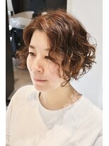 シザーズトリックス ノーブル(scissorstrix Noble)&nbsp;ショートボブ×パーマ