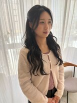 ガリカ 博多(Gallica) <リコ/ヘアセット>ゆる巻き、大人上品なハーフツイン