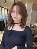 ミディアム20代30代40代レイヤー前髪なし前髪あり表参道【平島】