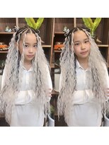ベイビーズブレス(Baby's breath)&nbsp;【デザインコーンロウ×ブレイズ】 #ブレイズ #コーンロウ #倉敷