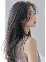 サンク(thank)&nbsp;ダークシアーグレージュロング