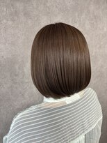 ヘアーメイク リボーン ムーヴ(hair make re:bbon move) 赤み抑えたボブスタイル
