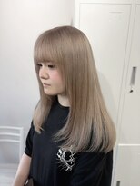 リグ 横浜(Lig.) ミルクティーグレージュヘーゼルベージュブリーチダブルカラー