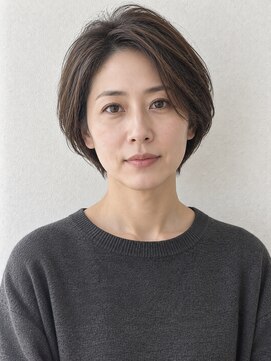ヘイ 松本店(HEY) 【HEY 松本】大人ショートボブ×白髪ぼかしハイライト