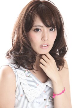 と和×美髪クリニック 巣鴨店 Aラインに近いIラインで、今どきミックス巻きを実現 巣鴨店