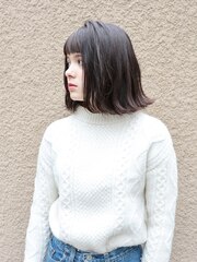 パツッとシンプルなフレンチカジュアルbobhair