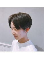 フェンヘアーアイス 中目黒(Fen.hair ici)&nbsp;ハンサムショート ダークアッシュ 刈り上げ