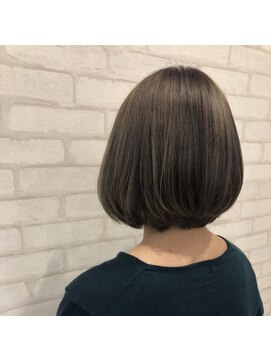 ビス ヘア アンド ビューティー 西新井店(Vis Hair&Beauty) 艶感ストレート/ナチュラルベージュ/ボブ/ブランジュ/グレージュ