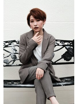 ヘアメイク パッセージノエ 浜田山店(Passage noe) ワンサイドマニッシュショート