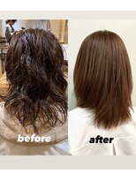 マヤ 小瀬店(MYA)&nbsp;オージュアトリートメント+ストレートパーマ