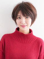 ニーフ 恵比寿(neaf)&nbsp;ショート　大人め　レイヤー　透明感　似合わせ　小顔