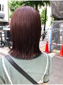 【skin color】肌にじわっと馴染むskin pink×切りっぱなし