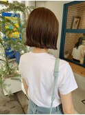 ぷつっと切りっぱなしボブ