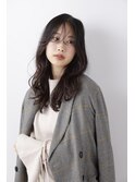 シースルーのウザバングがポイント！韓国風ロングヘア☆