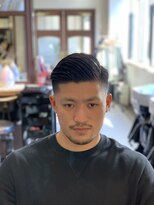 リバレッジ 広尾(Leverage)&nbsp;大人の七三分けフェードカット