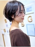 【morio池袋】綺麗でかっこいい黒髪ショート♪