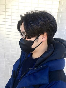 オーシャン(Ocean) ［OCEAN　Hair&Life高田徹］韓国　センターパート　ルーズパーマ