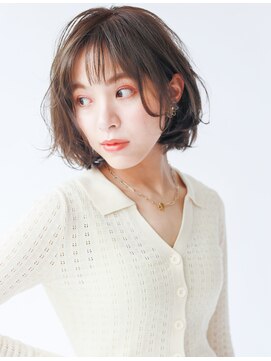 マッシュアンドマッシュアヴェダ ららぽーと福岡店(mash&mash AVEDA) 《髪質改善》シースルーバング/大人ショートボブ