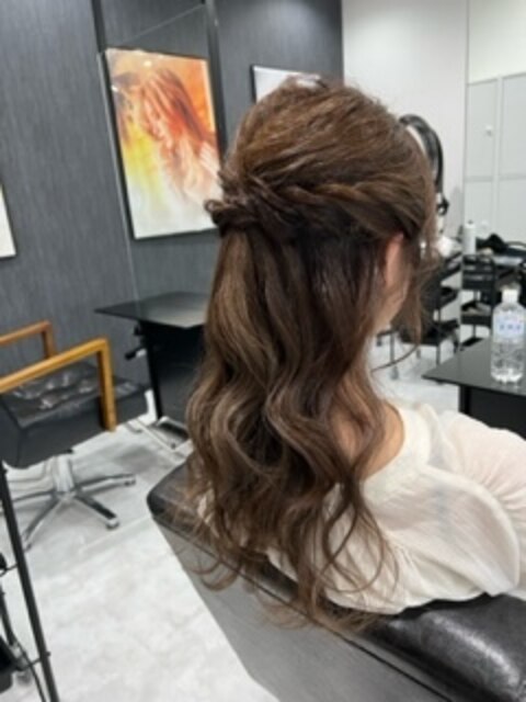 簡単アレンジ×ヘアセット