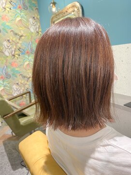 ムーン(moon) #美髪のススメ#ネビージュ#大人かわいいヘア#こなれミディ