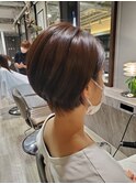小顔ショート/耳かけショート/30代/40代/50代