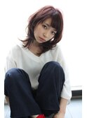 tuuli☆30代40代ペールベージュ切りっぱなしミディアム　241