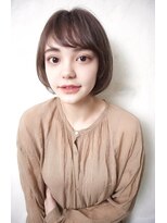 アール 北千住店(ar) マッシュショート/流し前髪/20代30代40代/グレージュ/ 北千住