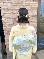 ファム(femme) 和装ヘアアレンジ