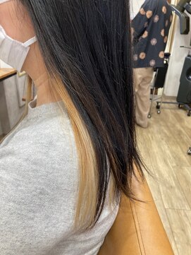 ヘア セフィール 八千代中央店(hair C'feel) 抜きっぱなしインナーカラー
