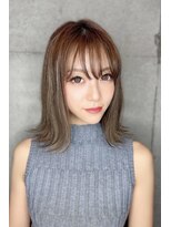 クーエフー(coo et fuu)&nbsp;10代20代30代40代50代前髪　外ハネボブ　ハイライト　メッシュ藤