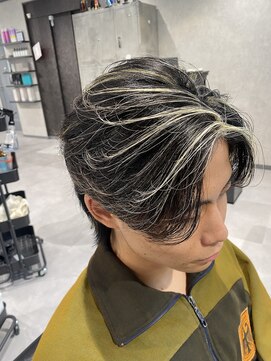 ネクストネオ 静岡(NEXT NEO) NEXT NEO【櫻田】コントラストハイライトメッシュセンターパート