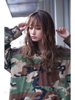 アンスリウム 吹田(Anthurium)&nbsp;ミディアムレイヤー/大人可愛い/髪質改善/シースルーバング