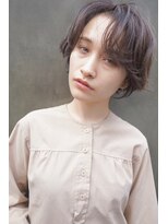 コス(kos) イメチェン/似合わせカット/フルバング/レッドブラウン/二子玉川