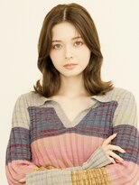 オンク 新宿(onk)&nbsp;黒髪/グレーベージュ/レイヤーロング/前髪パーマ[新宿駅]