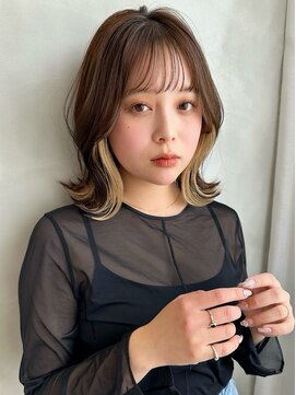 レジット 海老名(Legit) [Legit] 20代30代40代◎インナーカラー くびれボブ 外はね