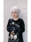 レイヤーカット/ウルフカット/Y2K/ホワイトカラー/原宿/表参道